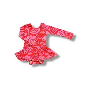 Muse Threads | Limited Edition Valentines Bamboo Bodysuit Twirl | 6-12m